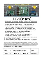 Stockcorner JC-5s Manual preview