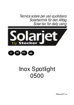 Stocker Solarjet 0500 Instruction Manual preview