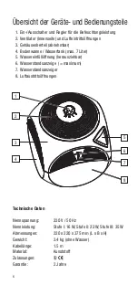 Preview for 6 page of stockli Casana 20 Operating Instructions Manual