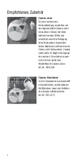 Preview for 8 page of stockli Casana 20 Operating Instructions Manual