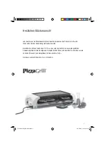 Preview for 4 page of stockli PizzaGrill for8 Operating Instructions Manual