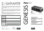 stockli PizzaGrill Genesis Operating Instructions Manual предпросмотр