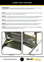 Preview for 4 page of Stockmaster Step-Thru Assembly Instructions Manual