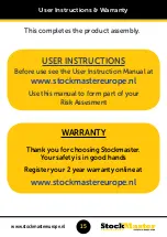 Preview for 15 page of Stockmaster Step-Thru Assembly Instructions Manual