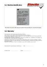 Preview for 5 page of Stocks AG FAN JET PRO 130 Original Operating Manual And Parts List