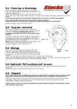 Preview for 9 page of Stocks AG FAN JET PRO 130 Original Operating Manual And Parts List