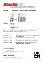 Preview for 5 page of Stocks AG Fan Jet Pro Plus 130 Original Operating Manual And Parts List