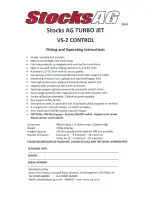 Предварительный просмотр 1 страницы Stocks AG Turbo Jet 10 Operating Instructions Manual