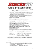 Предварительный просмотр 35 страницы Stocks AG Turbo Jet 10 Operating Instructions Manual