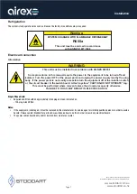 Preview for 8 page of STODDART AIREX AXR.MECT.1 Specification, Installation And Operation Manual