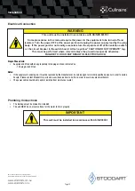 Preview for 11 page of STODDART CR.GC1.L.RC.L Specification, Installation And Operation Manual