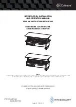 STODDART Culinaire CH.BMC.D.GSB Specification, Installation And Operation Manual preview