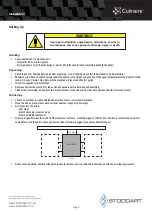 Preview for 7 page of STODDART Culinaire EVO40ST Specification, Installation And Operation Manual