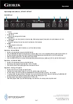 Предварительный просмотр 14 страницы STODDART Giorik Hi Lite SRE1210T Specification, Installation & Operation Manual