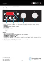 Предварительный просмотр 15 страницы STODDART Giorik Hi Lite SRE1210T Specification, Installation & Operation Manual