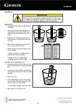 Preview for 12 page of STODDART Giorik Minitouch KM061WT Specification, Installation & Operation Manual