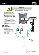 Preview for 15 page of STODDART Giorik Minitouch KM061WT Specification, Installation & Operation Manual