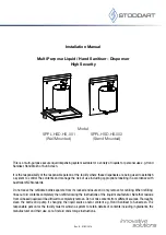 STODDART SPPL.HSD.HS.001 Installation Manual предпросмотр