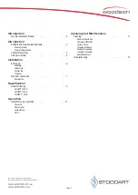 Preview for 3 page of STODDART Woodson WI.HBCT.1.2400 Specification, Installation And Operation Manual