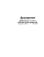 Stoelting E112-LJ Operator'S Manual предпросмотр