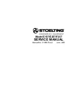 Stoelting E157 Service Manual preview