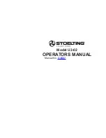 Stoelting U3-02 Operator'S Manual предпросмотр