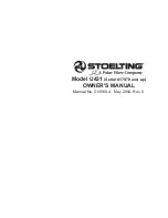 Stoelting U431 series Owner'S Manual предпросмотр