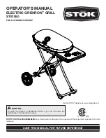 Preview for 1 page of STOK GRIDIRON STE1050 Operator'S Manual