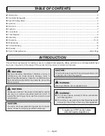 Preview for 2 page of STOK GRIDIRON STE1050 Operator'S Manual