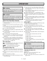 Preview for 13 page of STOK GRIDIRON STE1050 Operator'S Manual