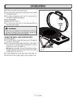 Preview for 14 page of STOK GRIDIRON STE1050 Operator'S Manual