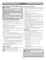 Preview for 13 page of STOK GRIDIRON STG1050 Operator'S Manual