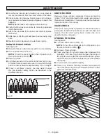 Preview for 17 page of STOK GRIDIRON STG1050 Operator'S Manual