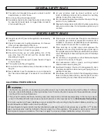 Preview for 4 page of STOK QUATTRO SGP4033N Operator'S Manual