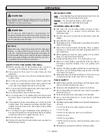 Preview for 19 page of STOK QUATTRO SGP4033N Operator'S Manual