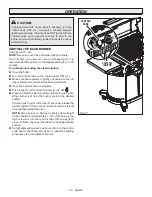 Preview for 20 page of STOK QUATTRO SGP4033N Operator'S Manual