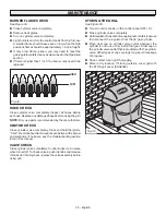 Preview for 25 page of STOK QUATTRO SGP4033N Operator'S Manual