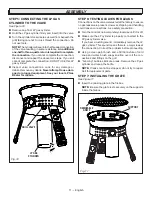 Предварительный просмотр 11 страницы STOK TOURIST STG1001HD Operator'S Manual