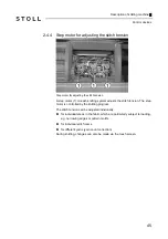 Preview for 45 page of Stoll CMS 502 HP+ Operating Instructions Manual