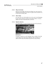 Preview for 47 page of Stoll CMS 502 HP+ Operating Instructions Manual