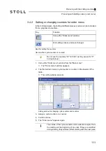 Preview for 111 page of Stoll CMS 502 HP+ Operating Instructions Manual