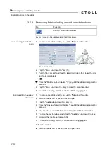 Preview for 120 page of Stoll CMS 502 HP+ Operating Instructions Manual