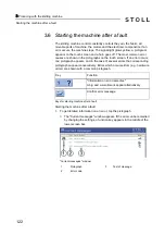 Preview for 122 page of Stoll CMS 502 HP+ Operating Instructions Manual