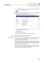 Preview for 123 page of Stoll CMS 502 HP+ Operating Instructions Manual