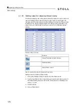 Preview for 170 page of Stoll CMS 502 HP+ Operating Instructions Manual