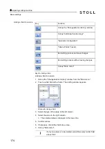 Preview for 174 page of Stoll CMS 502 HP+ Operating Instructions Manual