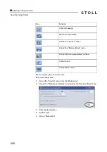 Preview for 200 page of Stoll CMS 502 HP+ Operating Instructions Manual