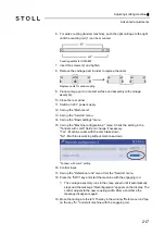 Preview for 217 page of Stoll CMS 502 HP+ Operating Instructions Manual