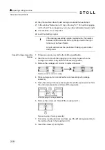 Preview for 218 page of Stoll CMS 502 HP+ Operating Instructions Manual