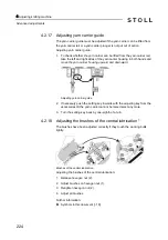 Preview for 224 page of Stoll CMS 502 HP+ Operating Instructions Manual